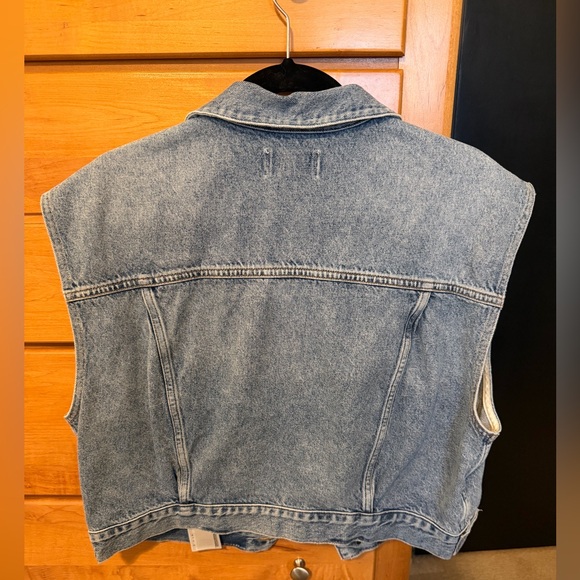 Agolde Charli Denim Vest - Picture 4 of 4